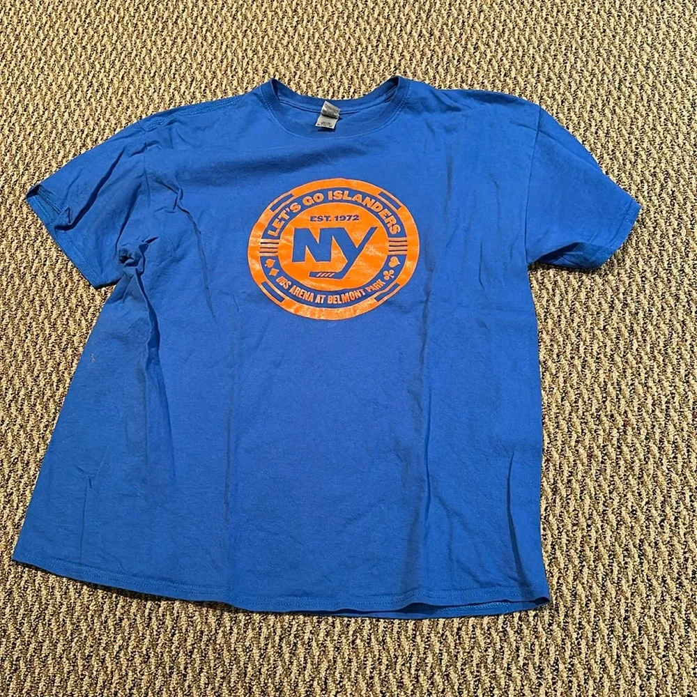 Blue islanders tee shirt - Picture 2 of 3